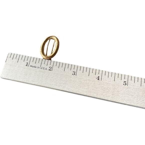 Vintage Gold Tone Hair Clip Barrette Hair jewelry - Picture 9 of 9